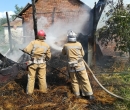 Ліквідували пожежу сінника 
