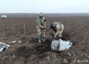 На Кіровоградщині знищили бойову частину ракети, яка не здетонувала