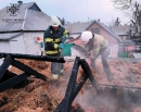 Сьогодні під час пожежі господарчої споруди травмовано чоловіка