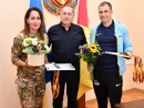 Привітання Оксани Савченко та Андрія Казарина, які вибороли низку перемог на Strong Spirit’s Games
