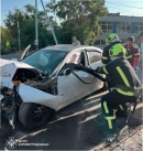 Під час ліквідації наслідків ДТП у Кропивницькому врятовано чоловіка
